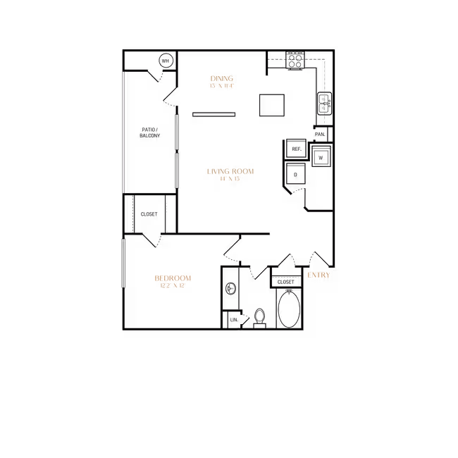Unit C1134 C1034 floor plan